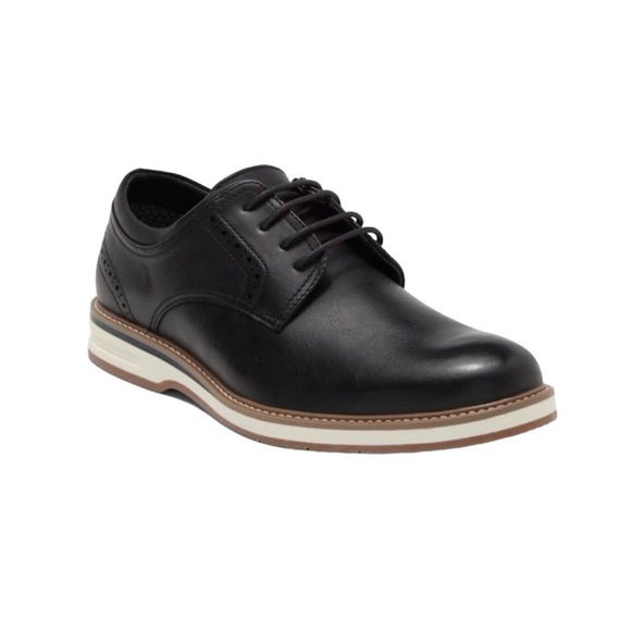 Gordon Rush Other - RUSH by Gordon Rush Men’s “Plain Toe Derby” Black Lace-up Oxford NEW NIB